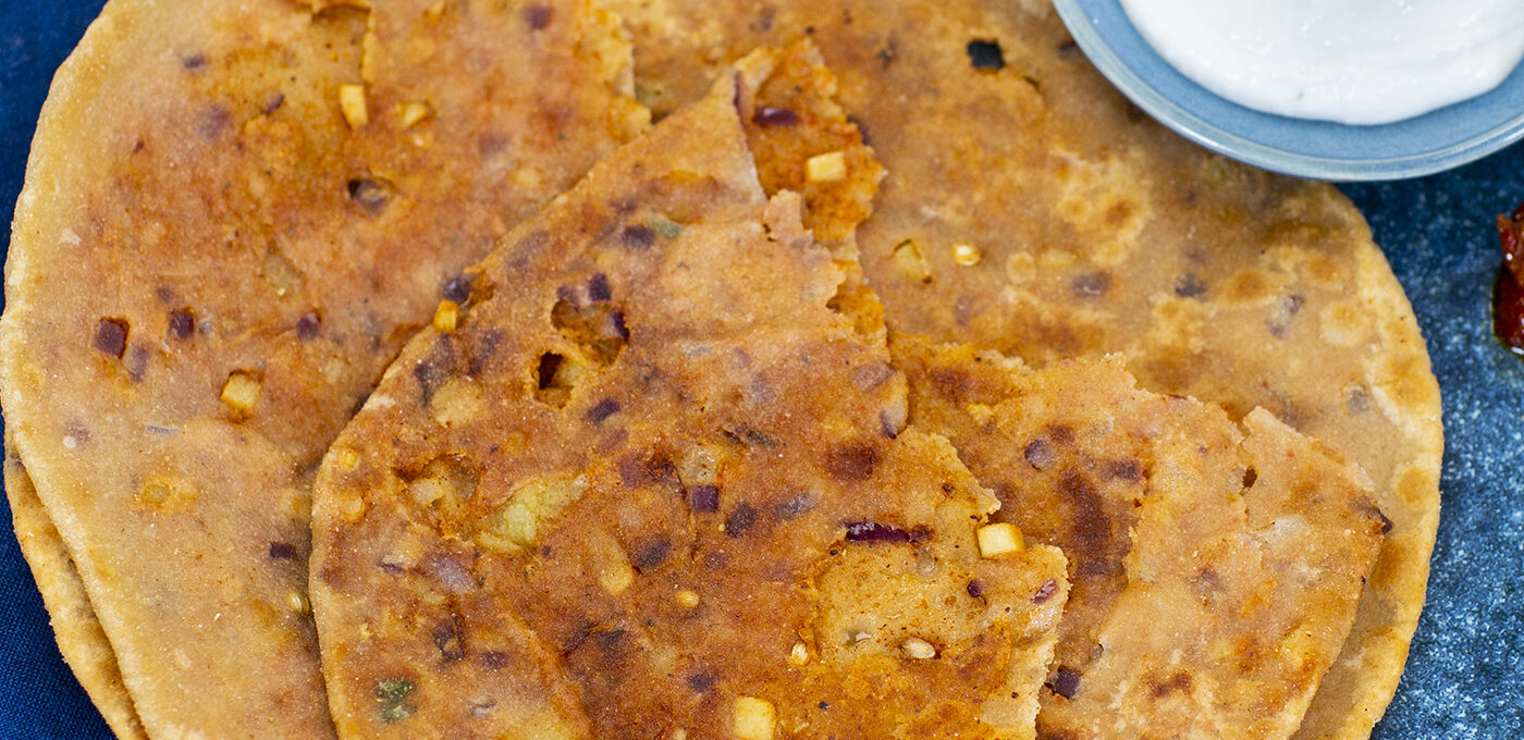 Aloo paratha – indiska fyllda bröd med potatis