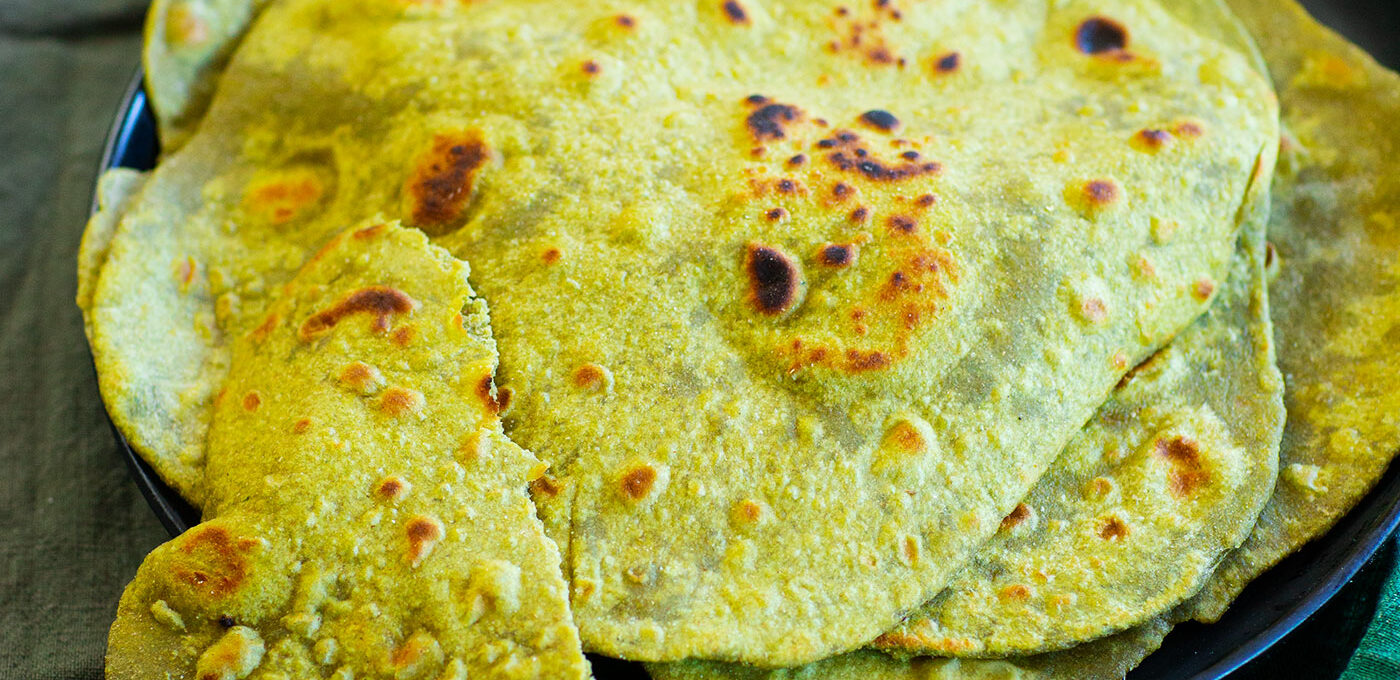 Spenatchapati – palak chapati