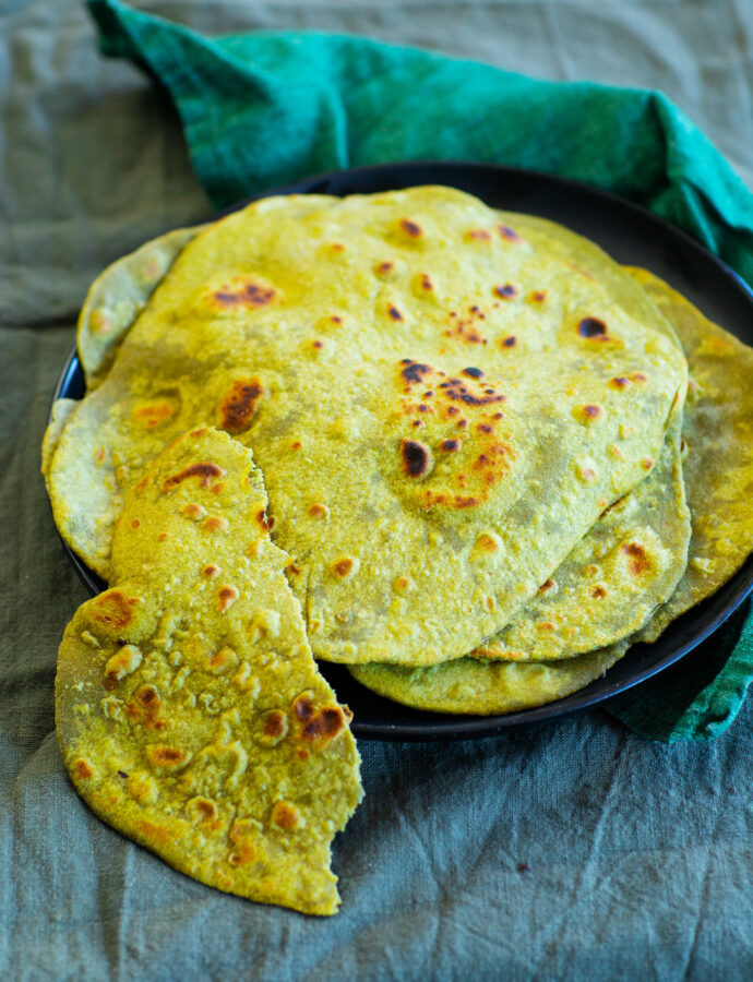 Spenatchapati – palak chapati